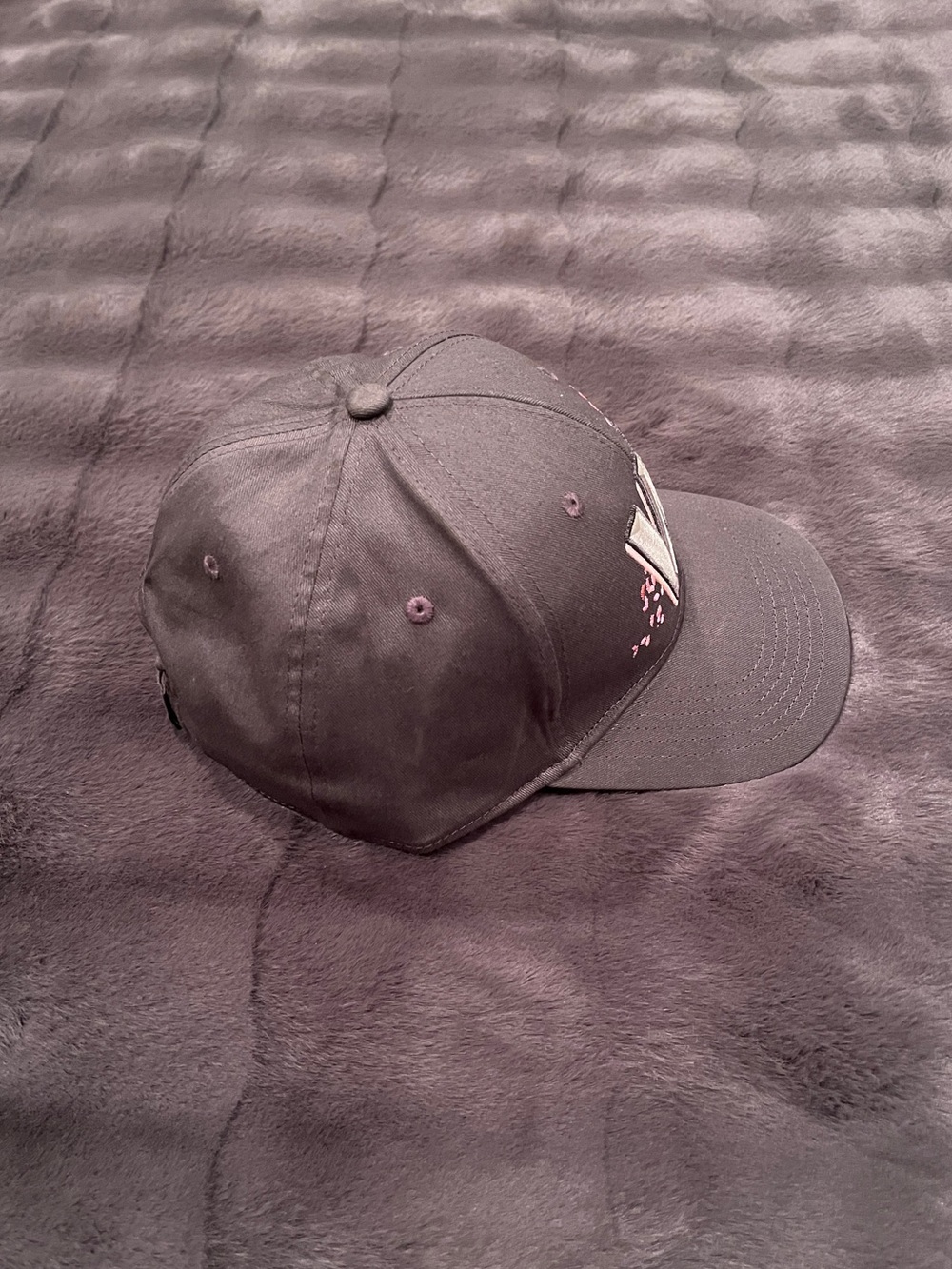MLB Washington Nationals Cherry Blossoms Gray Adjustable Baseball Hat - Picture 5 of 9